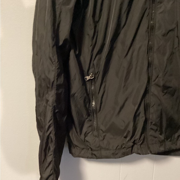 Men’s BLACK Polo Ralph Lauren lightweight hooded windbreaker jacket w/ red logo - Picture 7 of 11